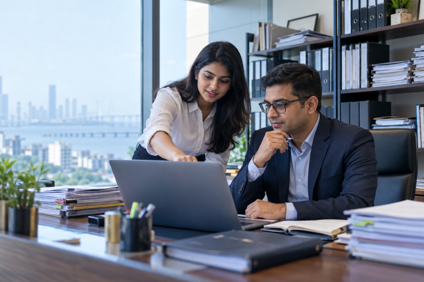 CA firms team at work