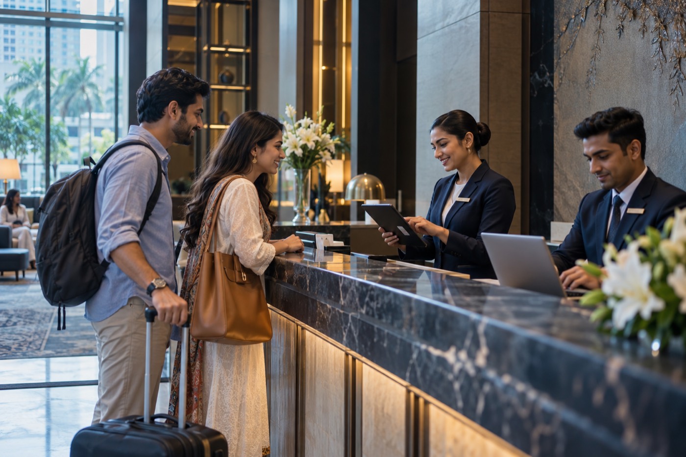 Hotels & restaurants team at work
